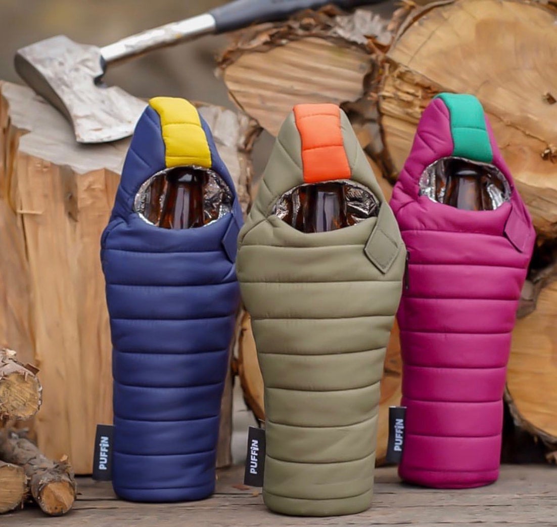 Sleeping Bag Koozie with Carabiner oceanography 101