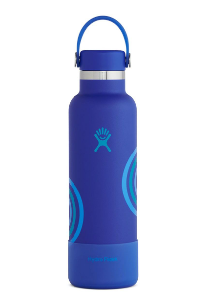 21 oz Standard Mouth Novelty Waves Hydroflask | oceanography 101