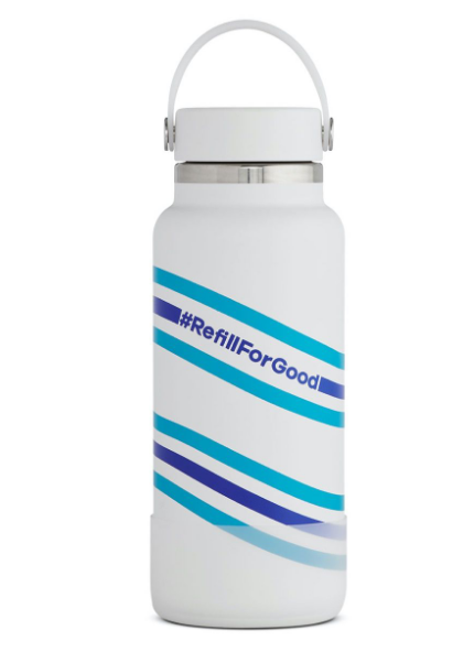 Hydro flask with fashion waves